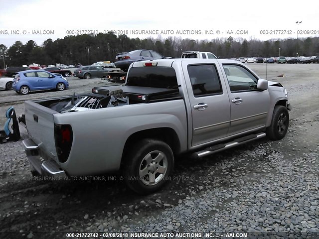 1GTD5MFE7C8106884 - 2012 GMC CANYON SLE SILVER photo 4