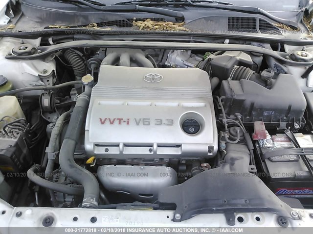 4T1CA30P55U058190 - 2005 TOYOTA CAMRY SOLARA SE/SLE თეთრი ფოტო 10