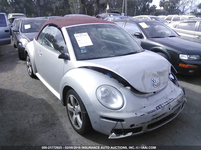 3VWSF31Y59M412662 - 2009 VOLKSWAGEN NEW BEETLE BLUSH EDITION SILVER photo 1