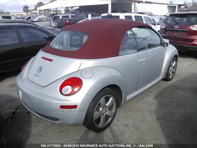3VWSF31Y59M412662 - 2009 VOLKSWAGEN NEW BEETLE BLUSH EDITION SILVER photo 4