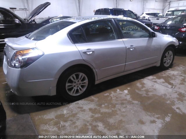 1N4AL2APXCN549219 - 2012 NISSAN ALTIMA S SILVER photo 4