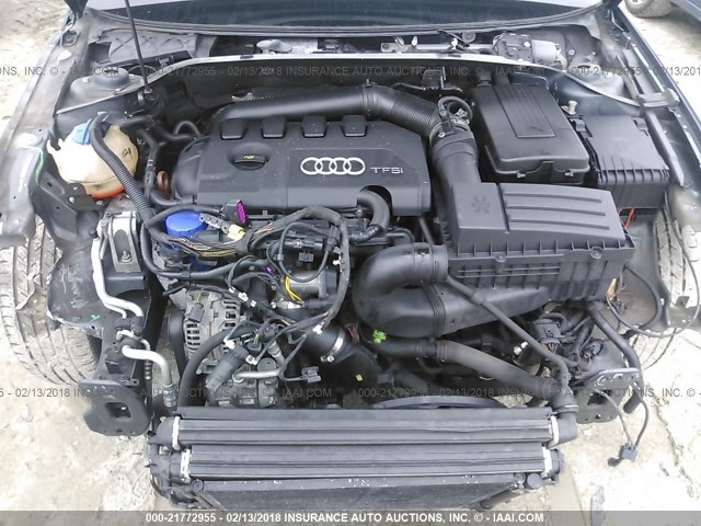 WAUMFAFM3AA138883 - 2010 AUDI A3 PREMIUM PLUS GRAY photo 10