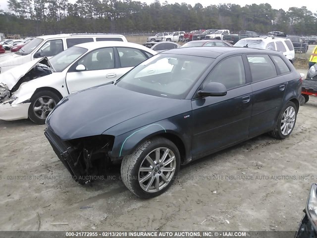 WAUMFAFM3AA138883 - 2010 AUDI A3 PREMIUM PLUS GRAY photo 2