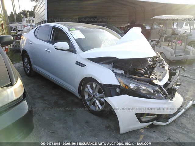 5XXGN4A79CG038896 - 2012 KIA OPTIMA EX WHITE photo 1