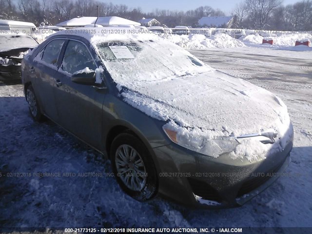 4T1BF1FK7CU554845 - 2012 TOYOTA CAMRY SE/LE/XLE GRAY photo 1