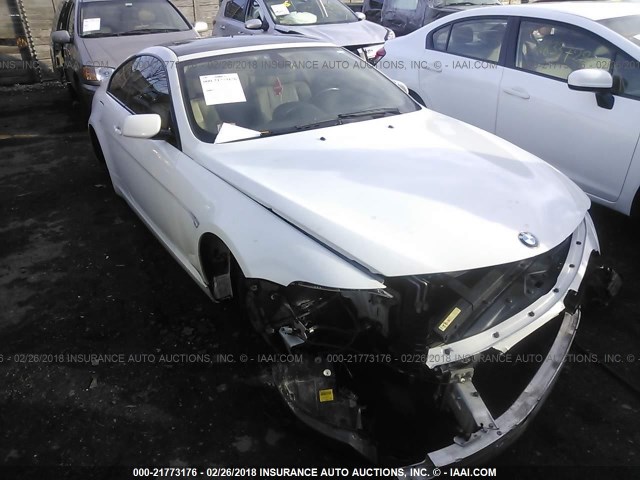 WBAEH13597CR52075 - 2007 BMW 650 I WHITE photo 1