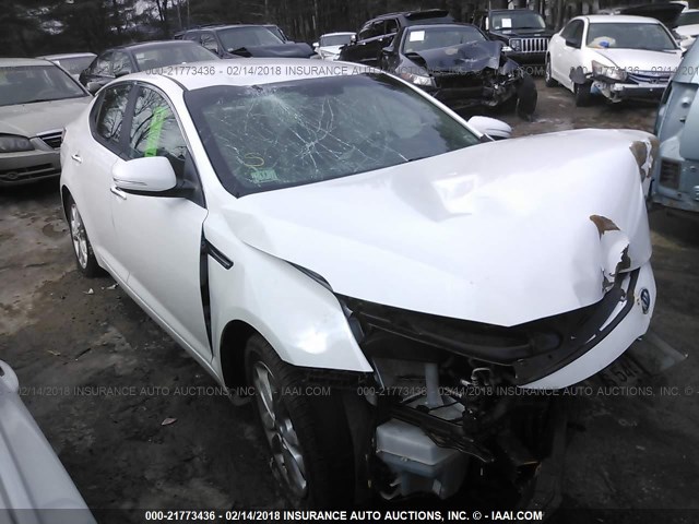 5XXGN4A73CG030079 - 2012 KIA OPTIMA EX WHITE photo 1