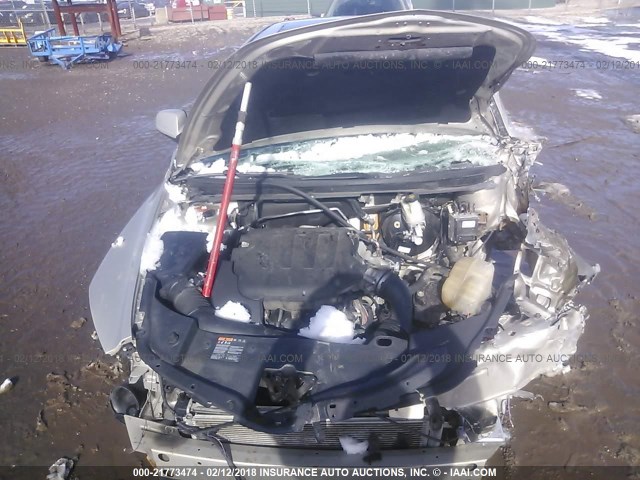 1G1ZE5E75BF305191 - 2011 CHEVROLET MALIBU LTZ 棕色 照片 10