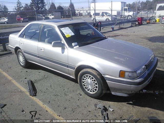 1YVGD22B6M5110390 - 1991 MAZDA 626 DX/LX SILVER photo 1