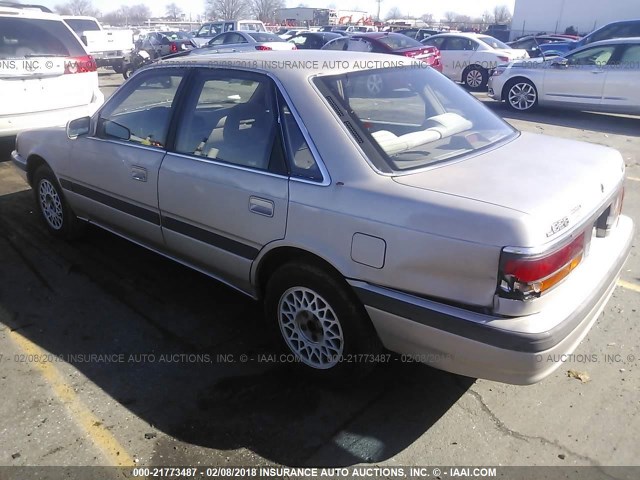 1YVGD22B6M5110390 - 1991 MAZDA 626 DX/LX SILVER photo 3