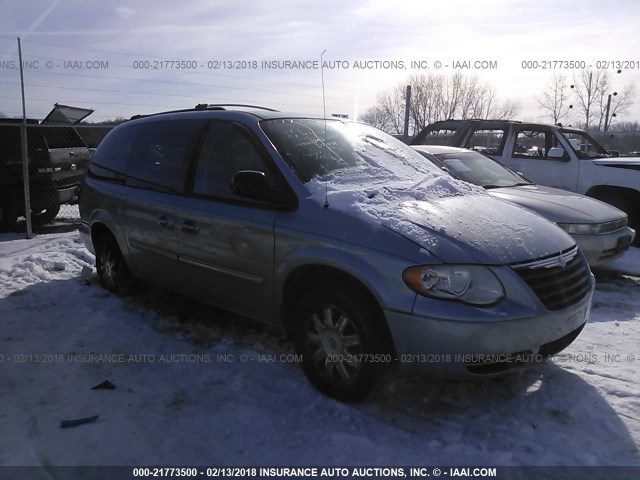 2A4GP54LX6R874098 - 2006 CHRYSLER TOWN & COUNTRY TOURING BLUE photo 1