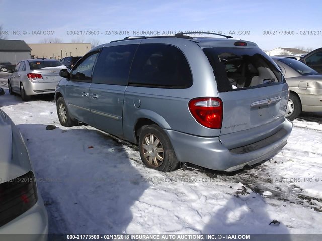 2A4GP54LX6R874098 - 2006 CHRYSLER TOWN & COUNTRY TOURING BLUE photo 3