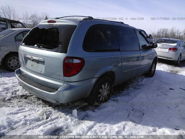 2A4GP54LX6R874098 - 2006 CHRYSLER TOWN & COUNTRY TOURING BLUE photo 4