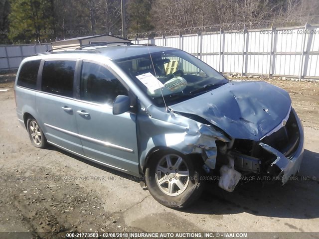 2A4RR5D13AR243154 - 2010 CHRYSLER TOWN & COUNTRY TOURING TURQUOISE photo 1