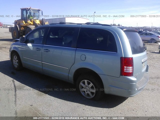 2A4RR5D13AR243154 - 2010 CHRYSLER TOWN & COUNTRY TOURING TURQUOISE photo 3