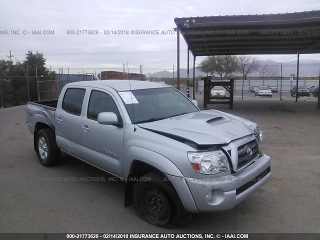 3TMJU4GN4AM104541 - 2010 TOYOTA TACOMA DOUBLE CAB PRERUNNER SILVER photo 1