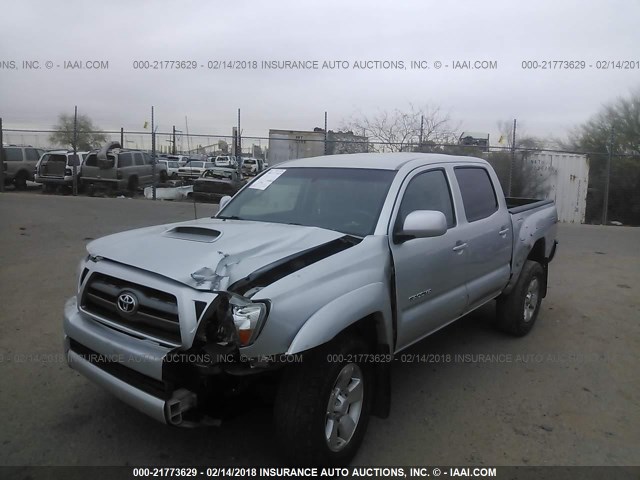 3TMJU4GN4AM104541 - 2010 TOYOTA TACOMA DOUBLE CAB PRERUNNER SILVER photo 2