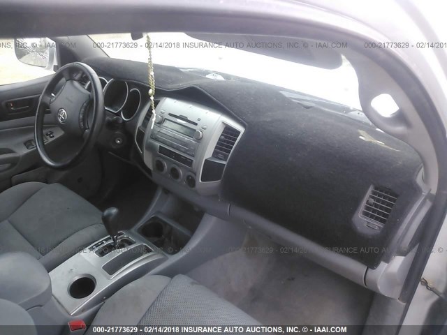 3TMJU4GN4AM104541 - 2010 TOYOTA TACOMA DOUBLE CAB PRERUNNER SILVER photo 5
