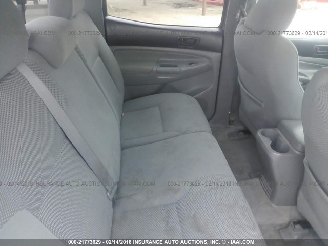 3TMJU4GN4AM104541 - 2010 TOYOTA TACOMA DOUBLE CAB PRERUNNER SILVER photo 8