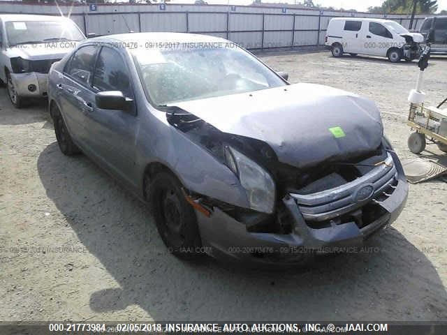 3FAHP06Z17R231056 - 2007 FORD FUSION S GRAY photo 1