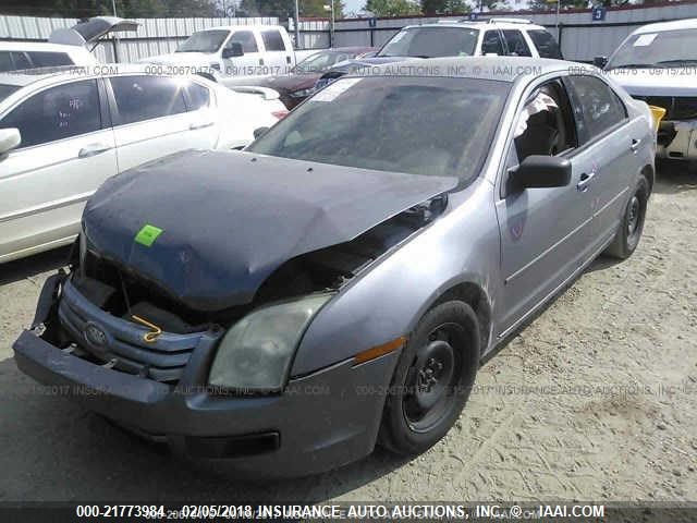 3FAHP06Z17R231056 - 2007 FORD FUSION S GRAY photo 2