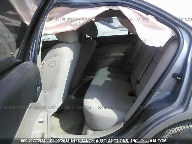 3FAHP06Z17R231056 - 2007 FORD FUSION S GRAY photo 8