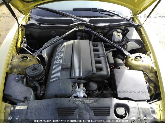 4USBT33554LS49515 - 2004 BMW Z4 2.5 GREEN photo 10