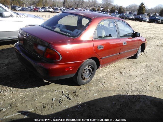 JM1BC1413W0200324 - 1998 MAZDA PROTEGE DX/LX/ES ORANGE photo 4