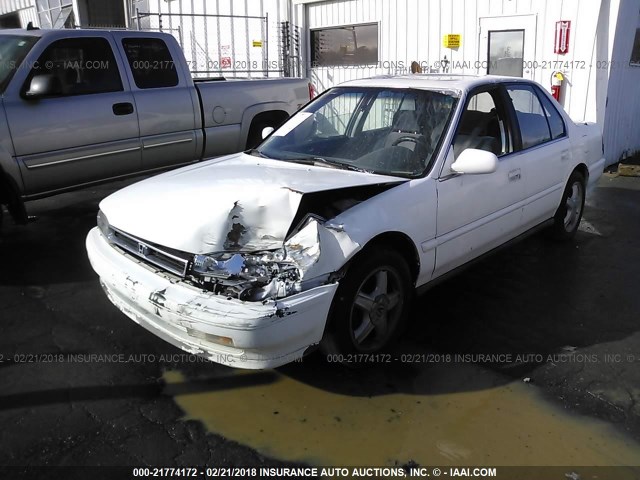 1HGCB7562MA103659 - 1991 HONDA ACCORD EX/EX-R WHITE photo 2