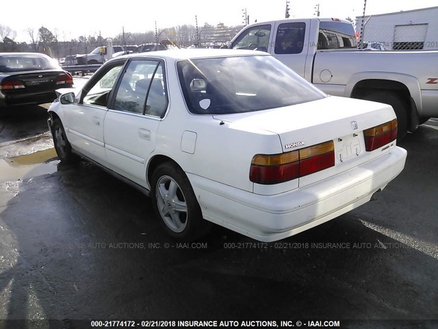 1HGCB7562MA103659 - 1991 HONDA ACCORD EX/EX-R WHITE photo 3