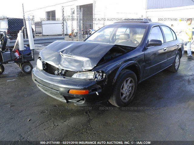 JN1CA21D3VM531784 - 1997 NISSAN MAXIMA GLE/GXE/SE BLACK photo 2