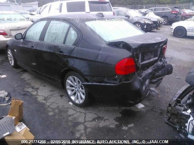 WBAPK5C56BA657201 - 2011 BMW 328 XI SULEV BLACK photo 3