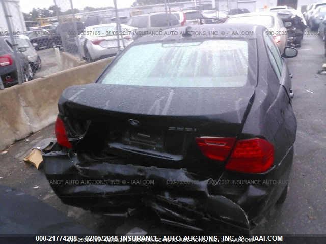 WBAPK5C56BA657201 - 2011 BMW 328 XI SULEV BLACK photo 6