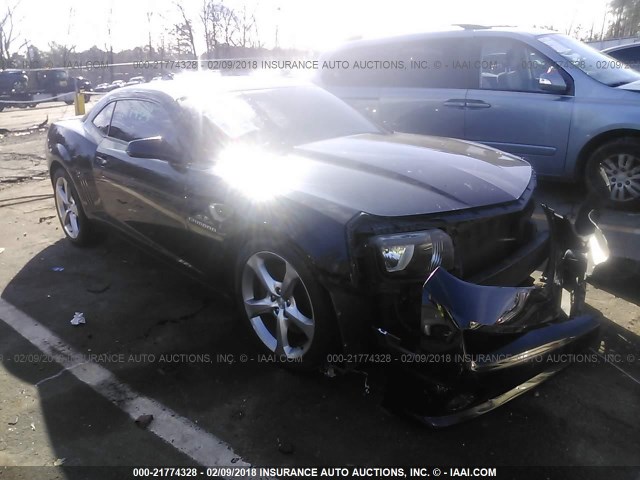 2G1FS1EW9D9209099 - 2013 CHEVROLET CAMARO SS BLACK photo 1