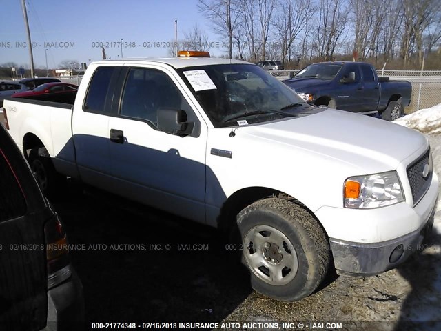 1FTPX14V76NA97375 - 2006 FORD F150 WHITE photo 1