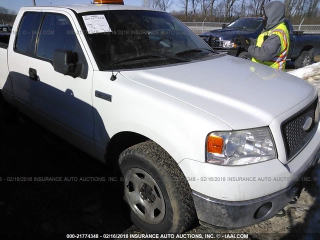 1FTPX14V76NA97375 - 2006 FORD F150 WHITE photo 6