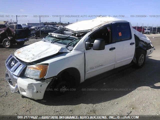 1N6BA07D69N312903 - 2009 NISSAN TITAN XE/SE/LE WHITE photo 2