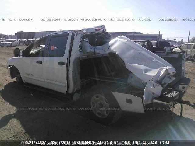 1N6BA07D69N312903 - 2009 NISSAN TITAN XE/SE/LE WHITE photo 3