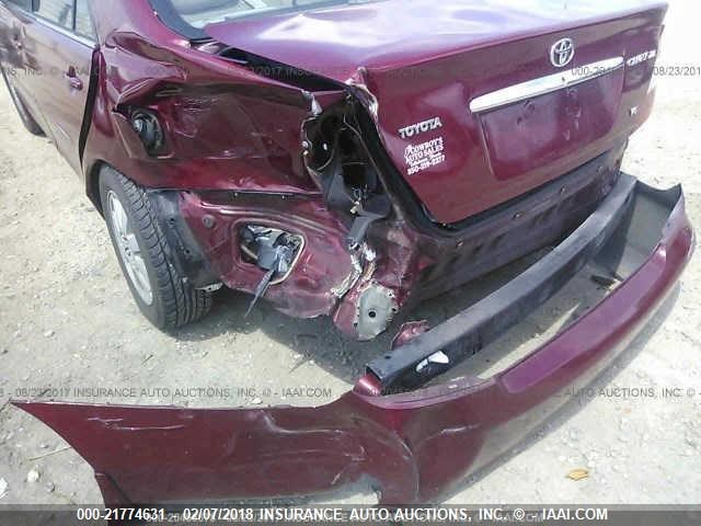 4T1BF32KX2U005558 - 2002 TOYOTA CAMRY LE/XLE/SE RED photo 6