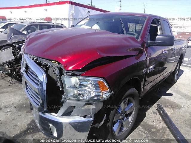 1C6RR6GT7FS638766 - 2015 RAM 1500 SLT 红色 照片 2