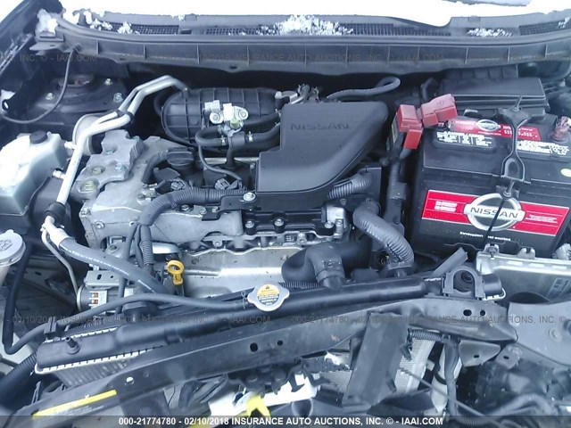 JN8AS5MV4CW381861 - 2012 NISSAN ROGUE S/SV BLACK photo 10