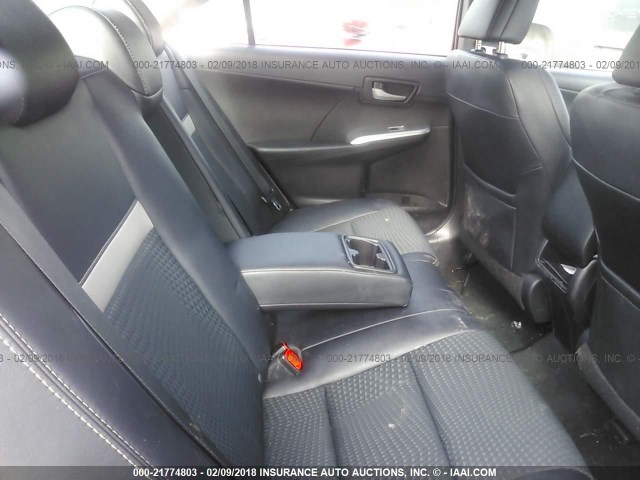 4T1BF1FKXCU591811 - 2012 TOYOTA CAMRY SE/LE/XLE RED photo 8