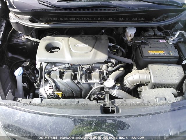 KNADM4A3XH6075154 - 2017 KIA RIO LX Սև լուսանկար 10