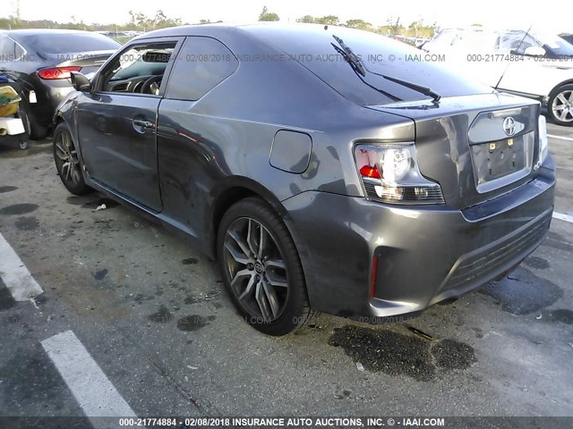 JTKJF5C73GJ015484 - 2016 TOYOTA SCION TC 灰色 照片 3