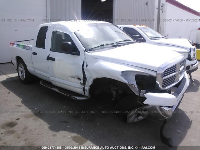 1D7HU18N06S677677 - 2006 DODGE RAM 1500 ST/SLT WHITE photo 1