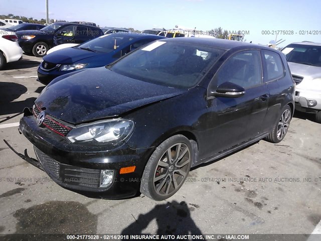WVWFV7AJ6CW235760 - 2012 VOLKSWAGEN GTI 黑色 照片 2