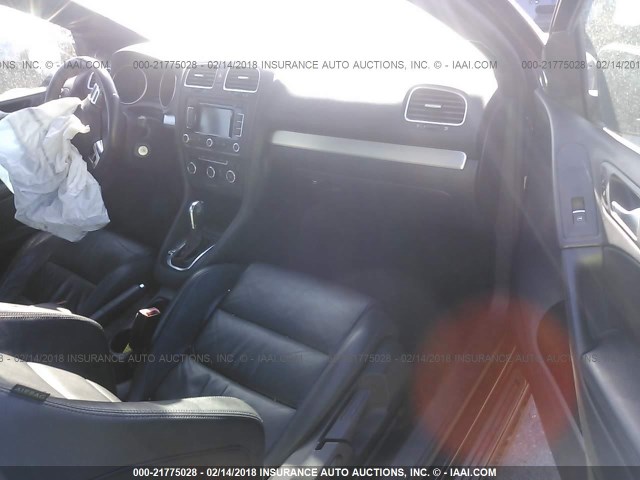 WVWFV7AJ6CW235760 - 2012 VOLKSWAGEN GTI BLACK photo 5