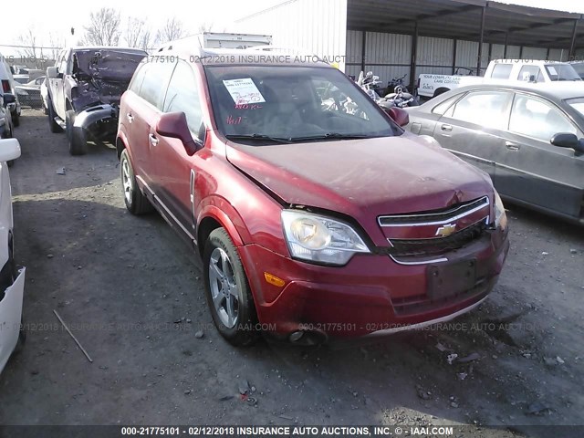 3GNAL3EK4DS599031 - 2013 CHEVROLET CAPTIVA LT RED photo 1