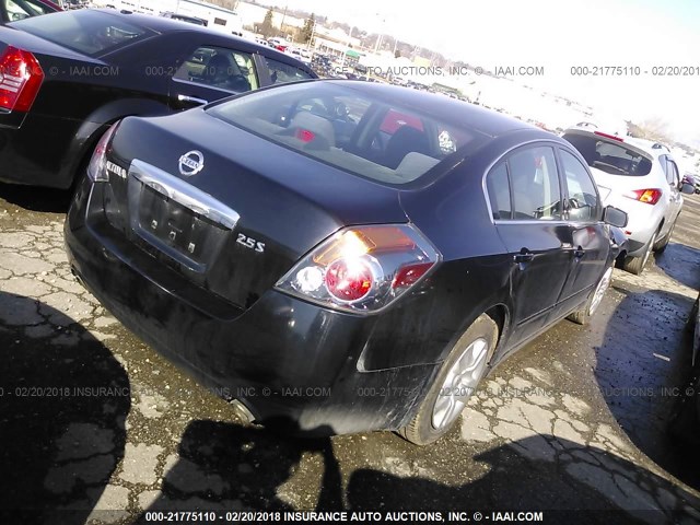 1N4AL2AP1CN467038 - 2012 NISSAN ALTIMA S BLACK photo 4