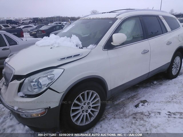 5GAKRBED2BJ201158 - 2011 BUICK ENCLAVE CXL 白色 照片 2